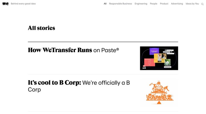 Ideas by WeTransfer: The official blog