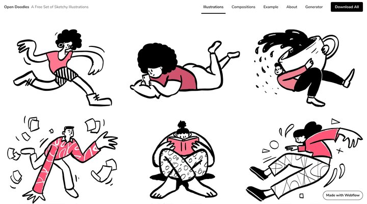 Open Doodles - Free sketchy illustrations