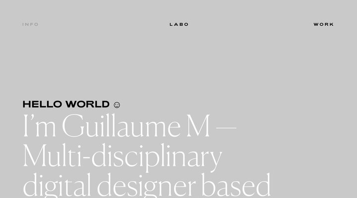 Monsieur M — Digital designer