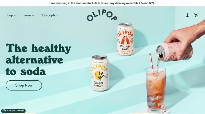 OLIPOP | The Healthy Alternative to Soda