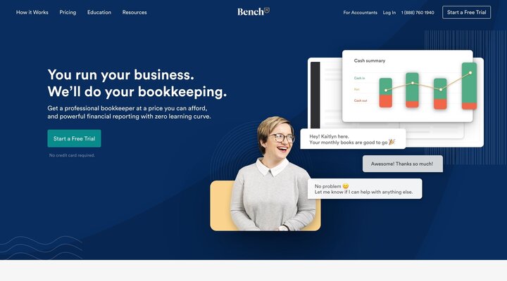 Online Bookkeeping Services for Your Small Business | Bench Accounting