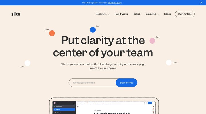 Slite - Bring clarity to your team