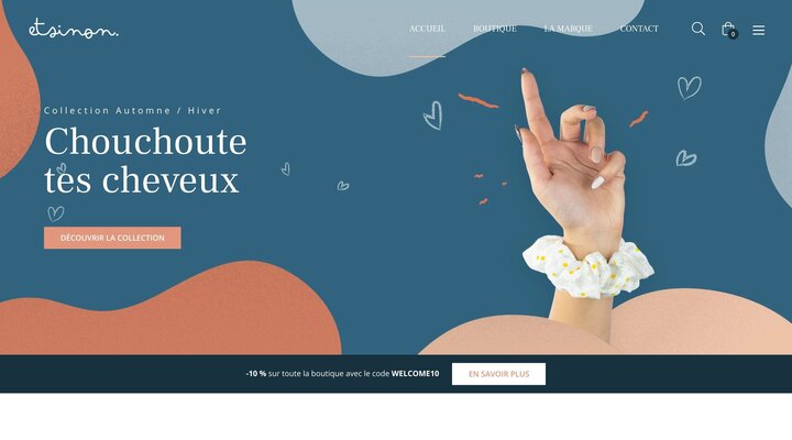 Chouchous et accessoires pour cheveux - Etsinon.fr