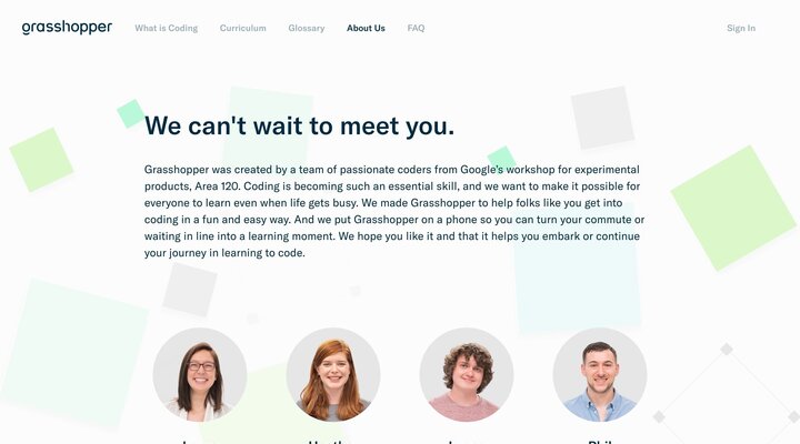 About Us – Grasshopper