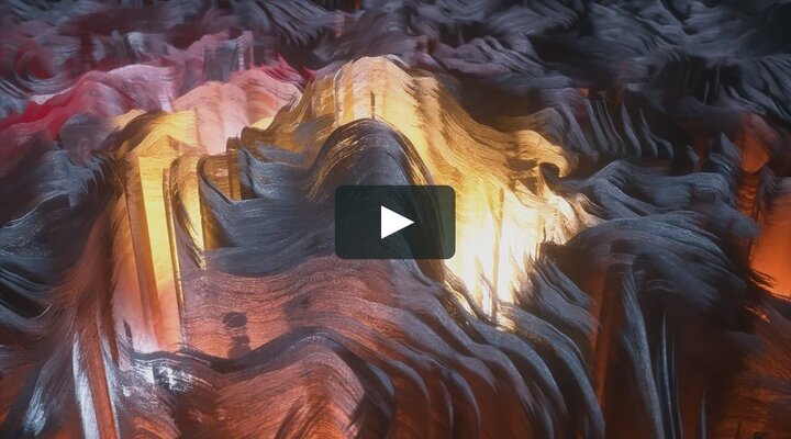 VJ clip #22 - Ivory Curls