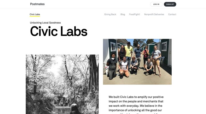 Civic Labs | Postmates