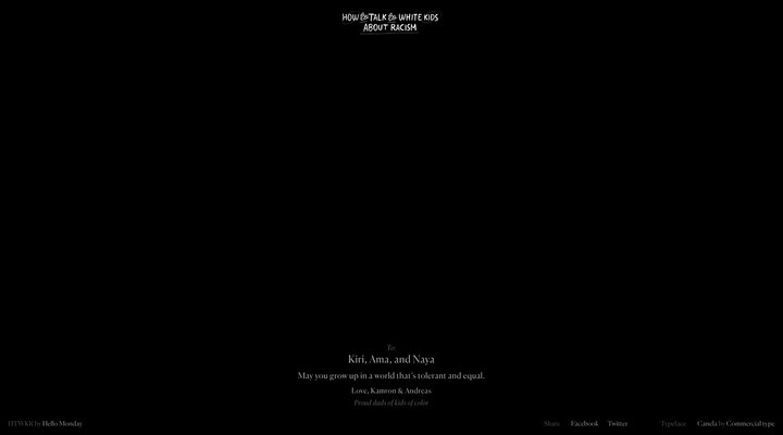 HTWKR - How to Talk to White Kids about Racism