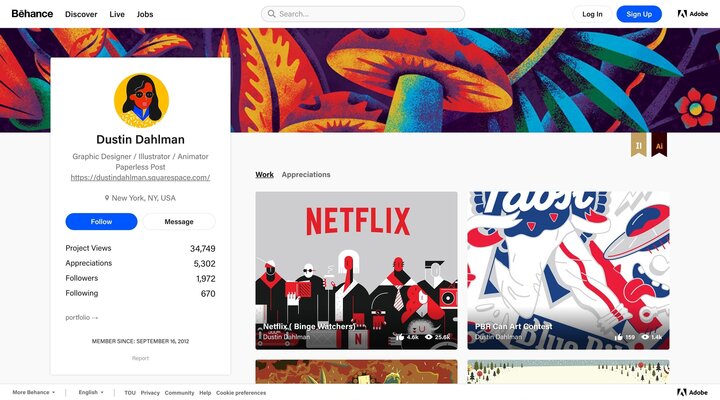 Dustin Dahlman on Behance