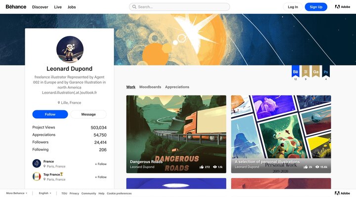 Leonard Dupond on Behance