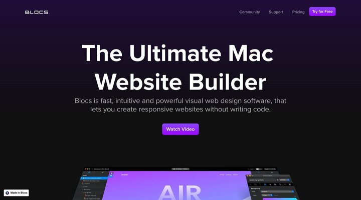 Blocs - The Ultimate Mac Website Builder