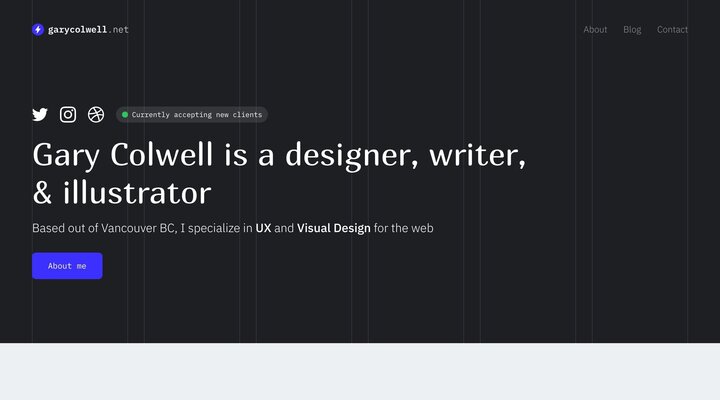 Gary Colwell → Designer, writer, and illustrator