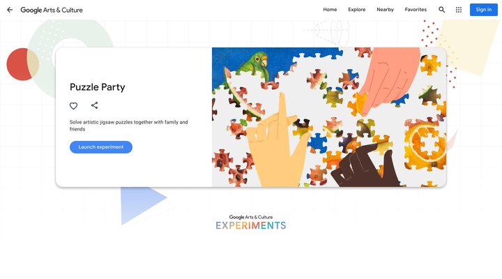 Puzzle Party - Google Arts & Culture