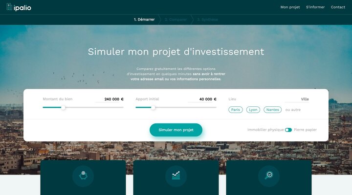 ipalio | Pour calculer le rendement net d’impôts de votre projet immobilier et le comparer avec toutes les options du marché