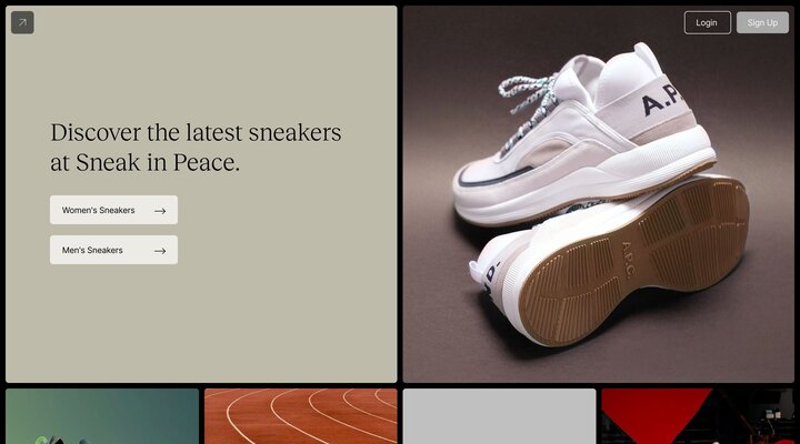 Sneak in Peace | Shop Women's & Men's Premium Sneakers & Trainers
