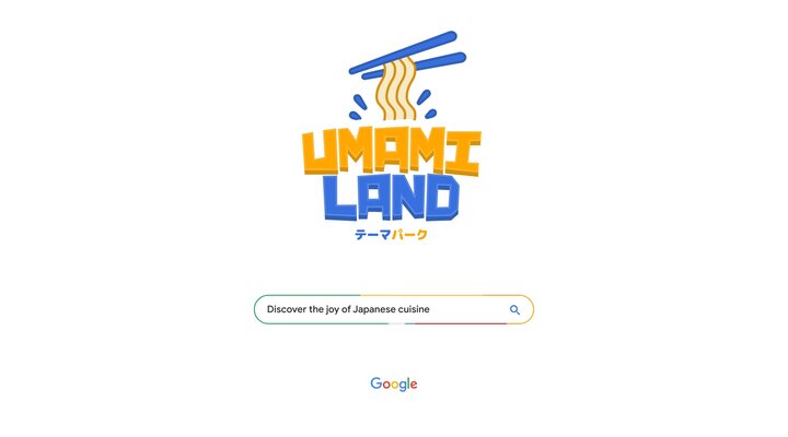 Google Umami Land | Discover the joy of Japanese cuisine