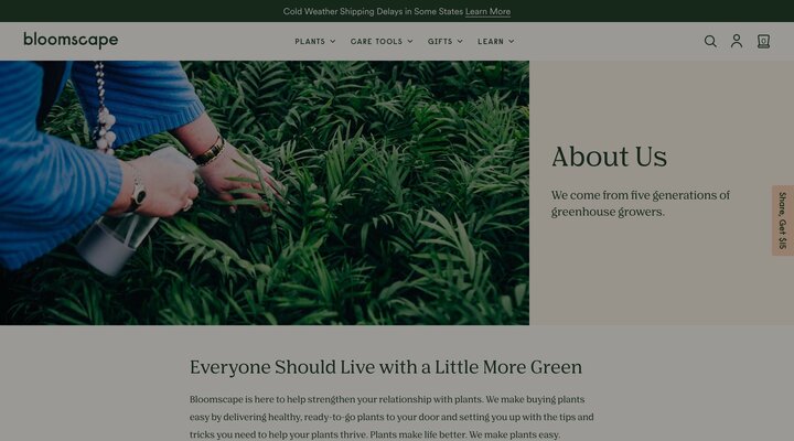 About Us - Bloomscape