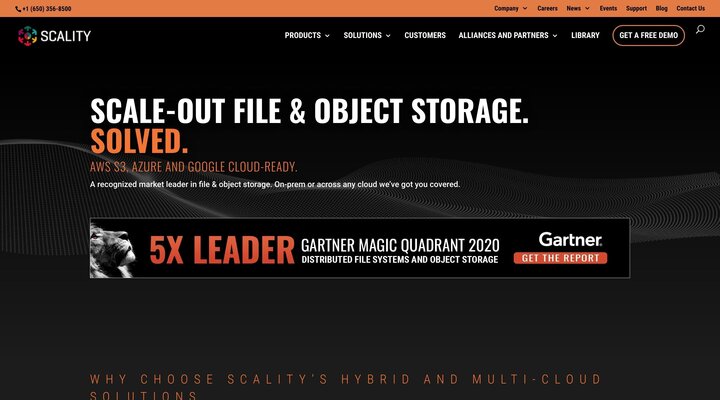 File & Object Storage Cloud Solutions Leader - Scality