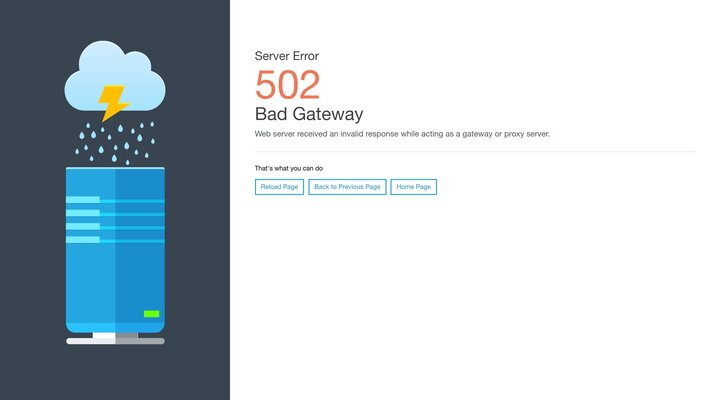 502 Bad Gateway
