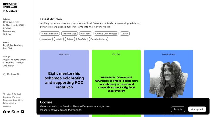 Creative Lives in Progress