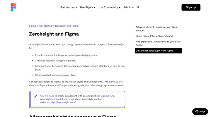 Zeroheight and Figma