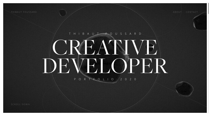 Thibaut Foussard - Creative Developer