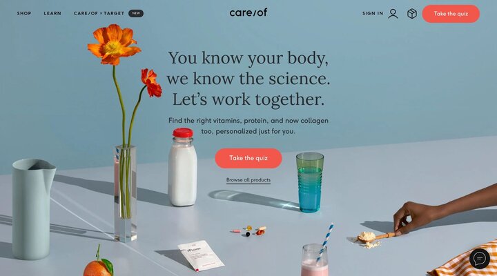 Care/of: Personalized Daily Vitamin Packs