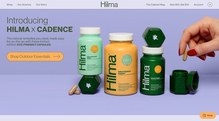 Hilma -- Natural Remedies, Backed By Science