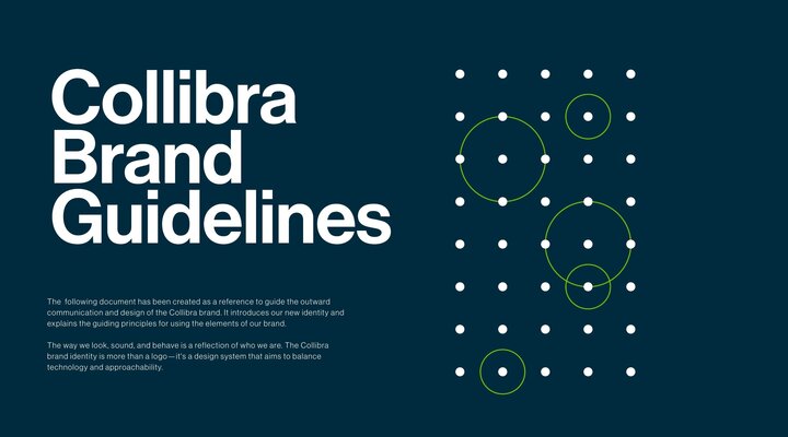 Collibra - brand identity, guideline and assets.