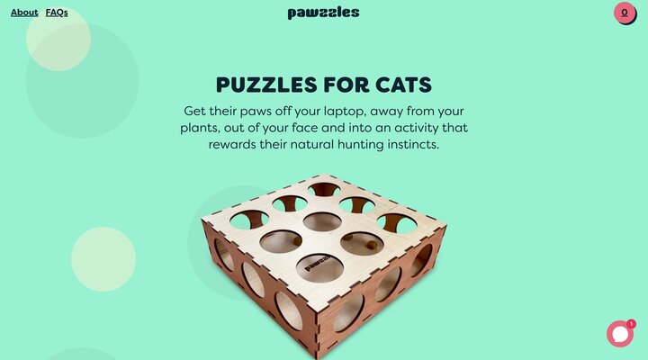 Pawzzles: Wood Puzzles for cats ~ Pawzzles ~ Handmade feeder puzzles for cats