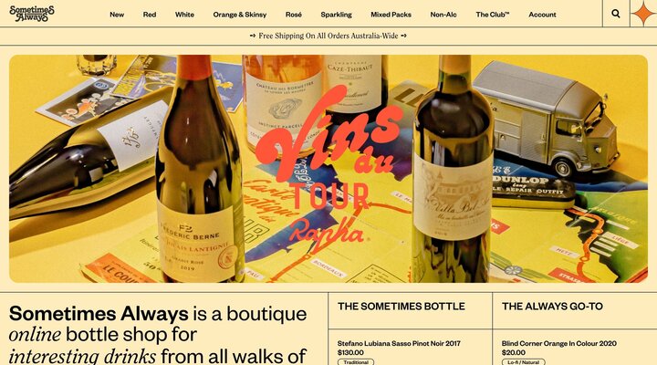 Sometimes Always - Boutique Online Wine Store