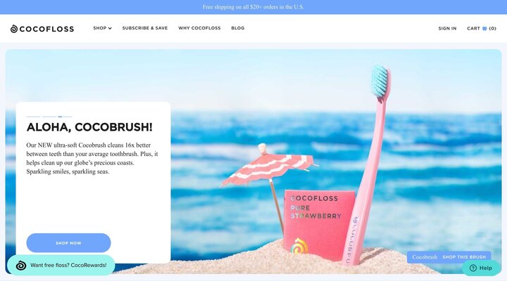 Luxury Dental Floss & Floss Subscriptions at Cocofloss