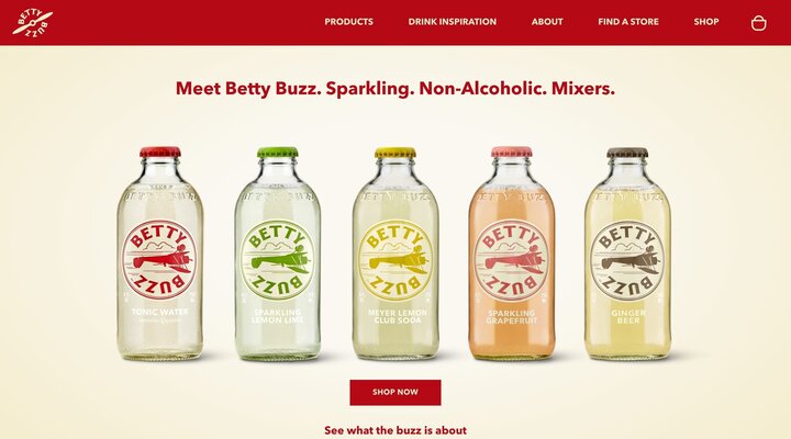 Betty Buzz - Premium Drink Mixer Made Only With Clean Ingredients