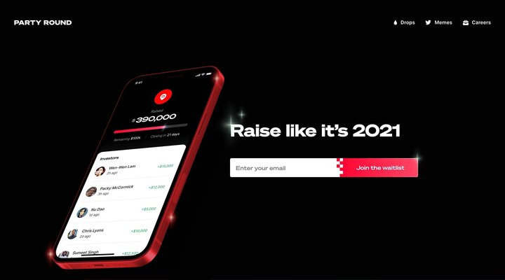 Party Round: An automated fundraising tool for founders