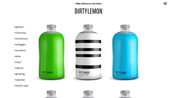 DIRTY LEMON - Better Beverages to Drink Daily