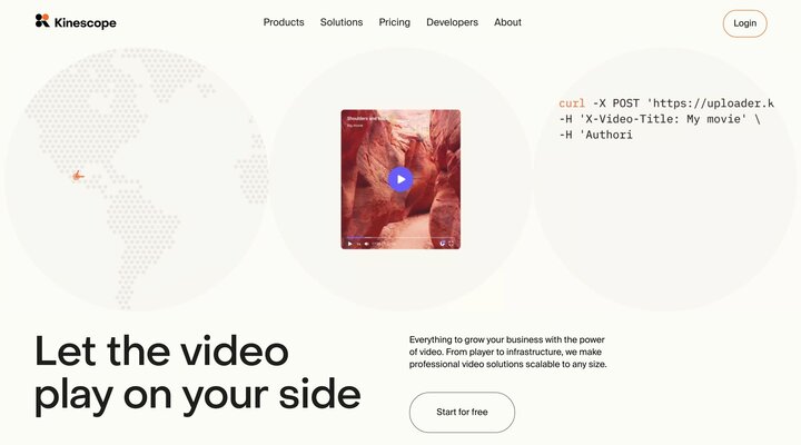 Video platform for business