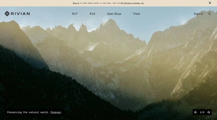 Rivian - Electric Adventure Vehicles