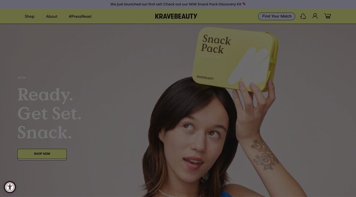 KraveBeauty – #PressReset on the Skincare Norm