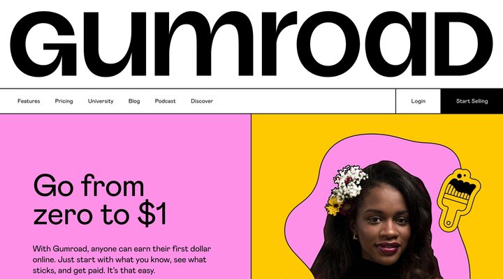 Gumroad – Sell what you know and see what sticks