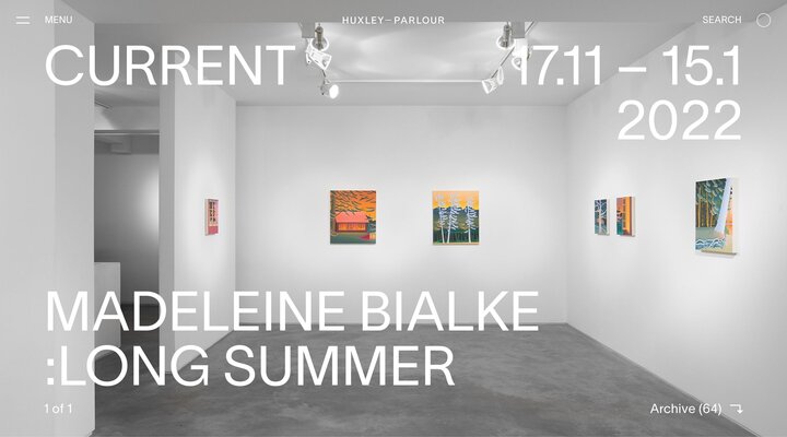 Exhibitions - Huxley-Parlour Gallery