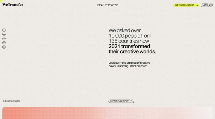 WeTransfer Ideas Report 2021