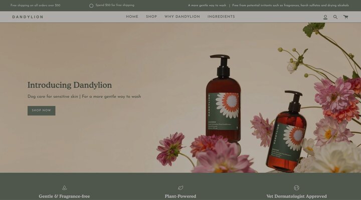 DANDYLION | GENTLE DOG WASH ESSENTIALS