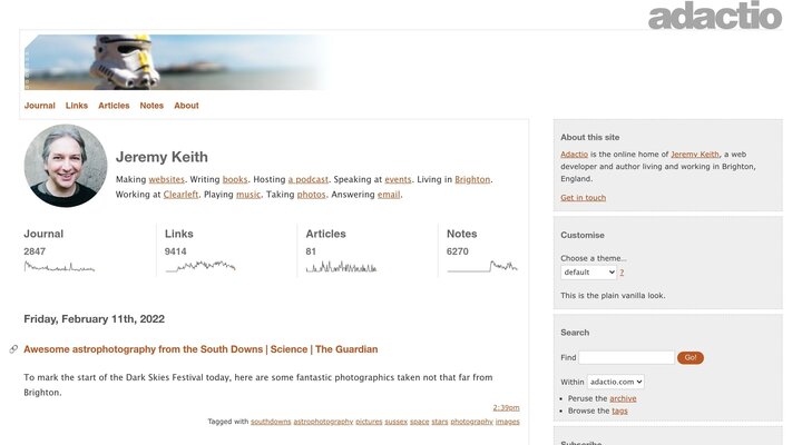 Adactio: Jeremy Keith