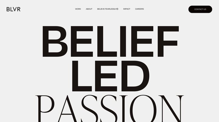 BLVR | Belief-Led Creative Agency - Certified B Corporation