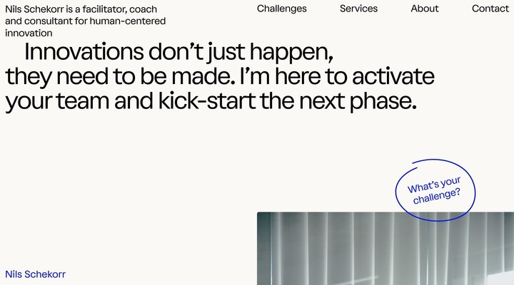 Nils Schekorr • Human-Centered Innovation
