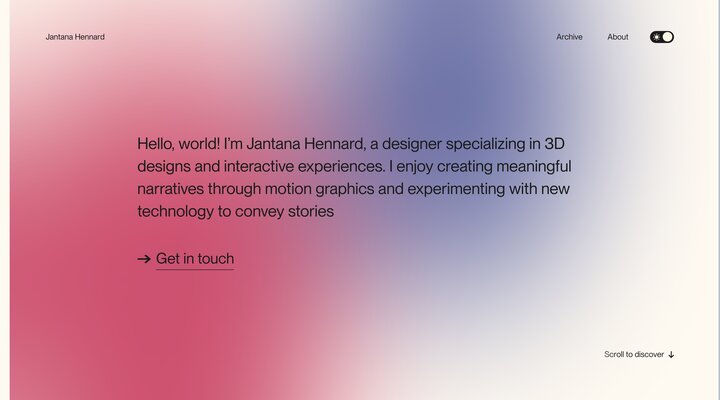 Jantana Hennard - Portfolio