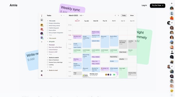 Amie - Joyful productivity