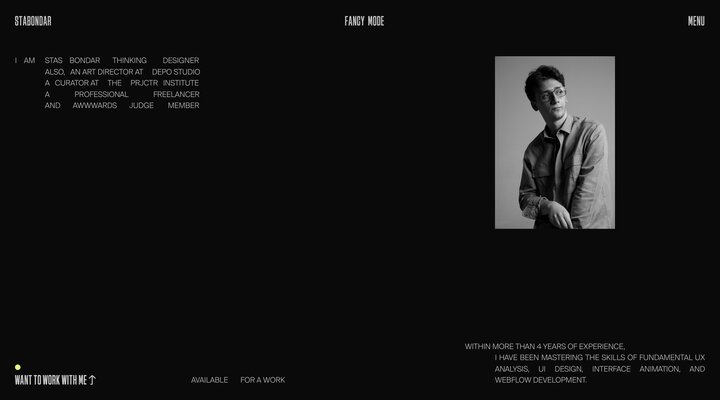 I am Stas Bondar Thinking Designer