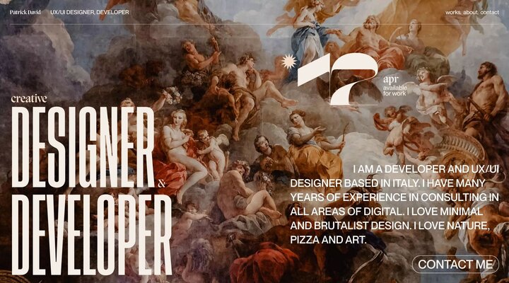 Patrick David. Award-winning Developer & Designer