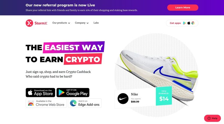 Earn Crypto While Shopping Online
