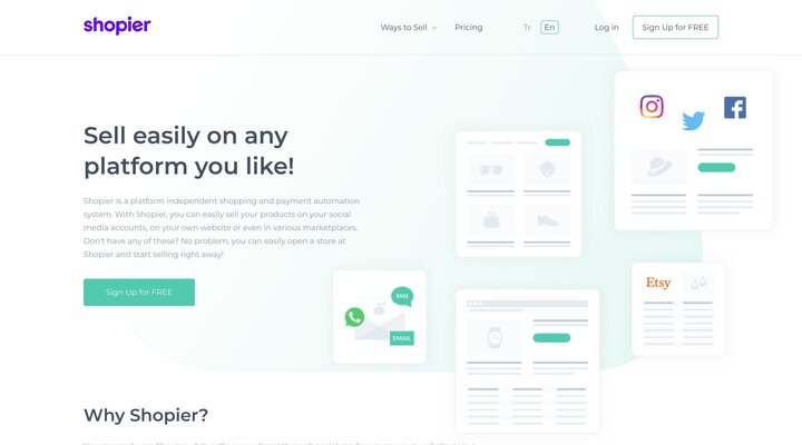 Easily Sell Everywhere | Shopier